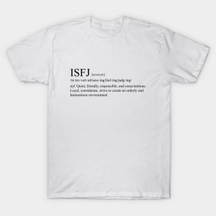 ISFJ Personality (Dictionary Style) Light T-Shirt